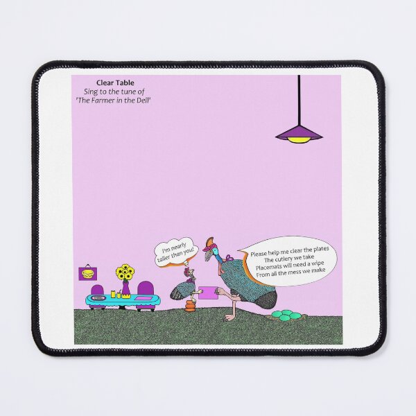 Item preview, Clear Table - The Farmer in the Dell designed and sold by tuneinwithamy.