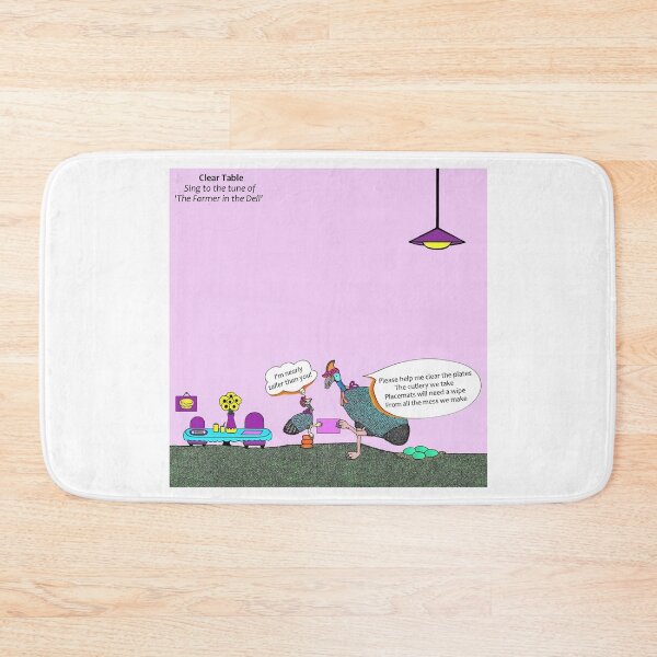 Item preview, Clear Table - The Farmer in the Dell designed and sold by tuneinwithamy.