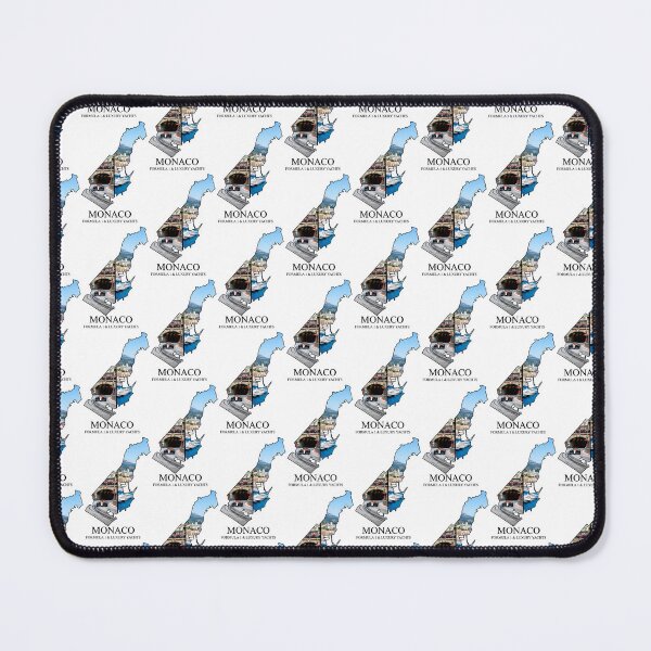 Item preview, Monaco Map Formula 1 Racing and Luxury Yachts Art designed and sold by AbulailArt.