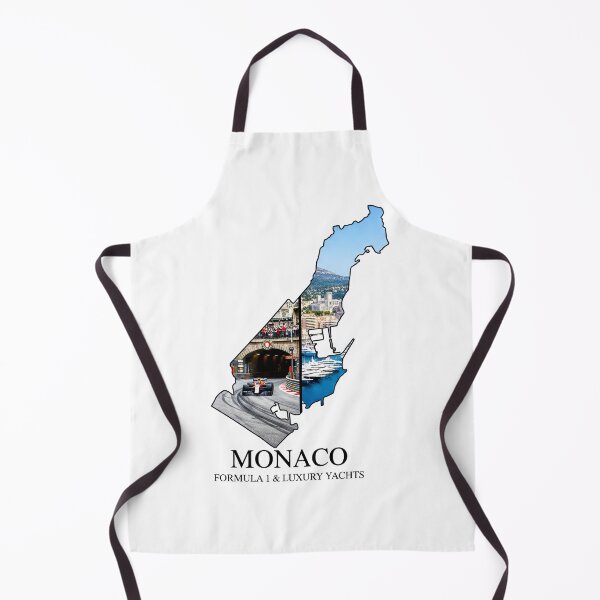 Item preview, Monaco Map Formula 1 Racing and Luxury Yachts Art designed and sold by AbulailArt.