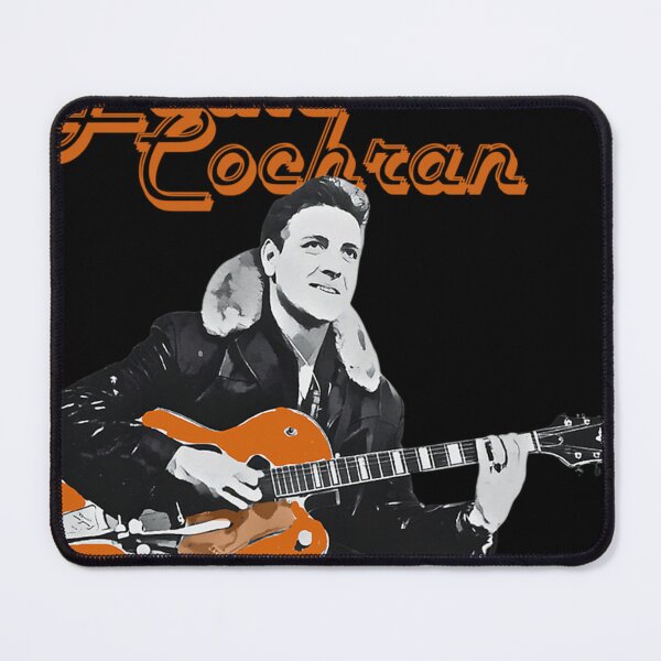 Item preview, Eddie Cochran. Orange Gretsch Guitar designed and sold by daisyblue1717.