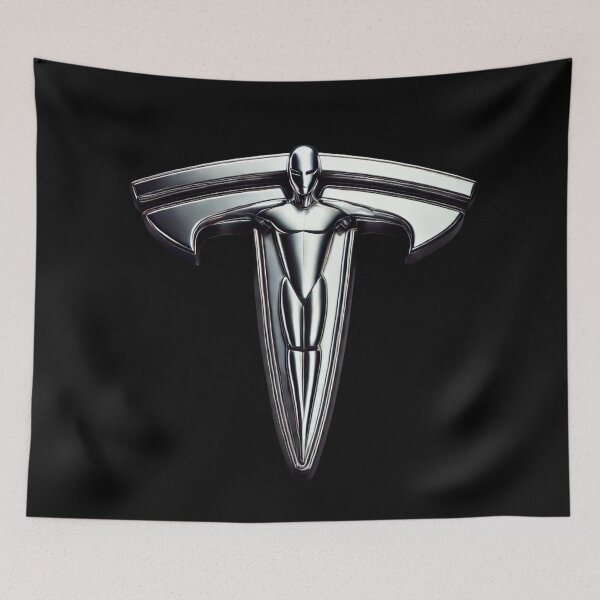 Item preview, Tesla logo art designed and sold by TEEJAMBOREE.