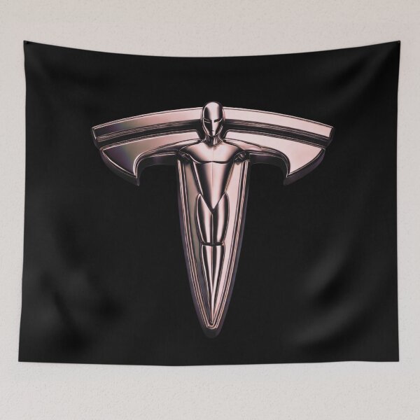 Item preview, Tesla logo art designed and sold by TEEJAMBOREE.