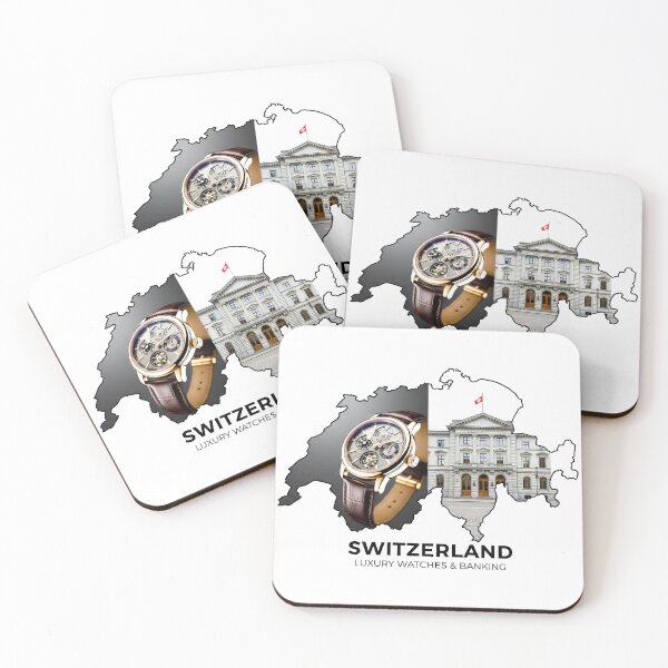 Item preview, Switzerland Map Luxury Watches and Elite Banking Art designed and sold by AbulailArt.