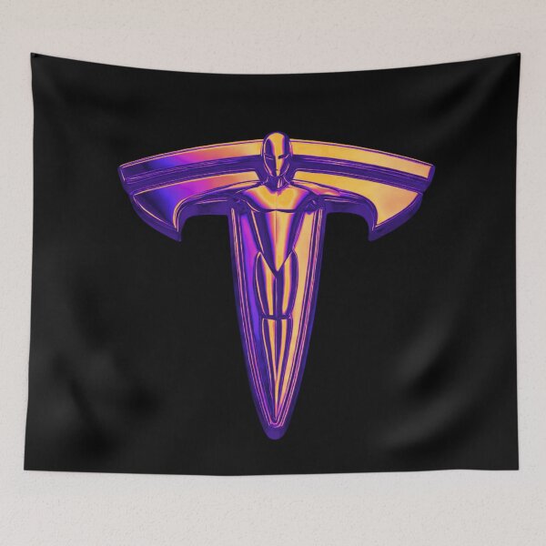 Item preview, Tesla logo art designed and sold by TEEJAMBOREE.