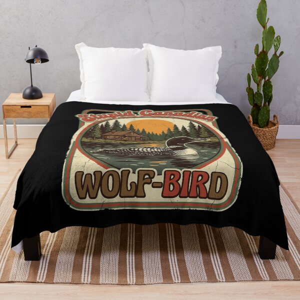 Item preview, Stupid Canadian Wolf-Bird Canadian Loons Wildlife Nature designed and sold by SofenArt.