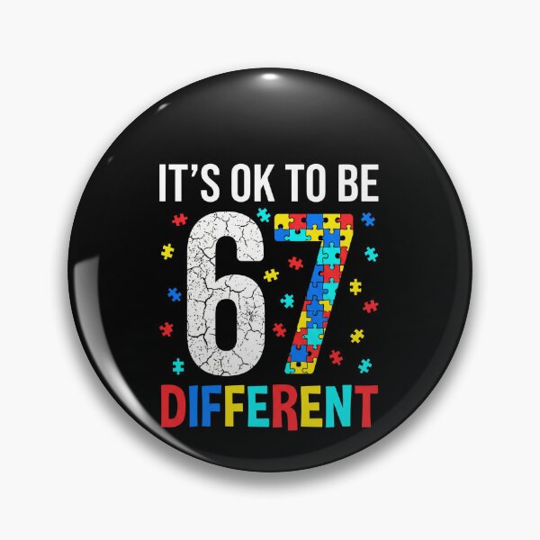 Item preview, It's Ok To Be 67 Different Autism Awareness Birthday Celebration designed and sold by SofenArt.