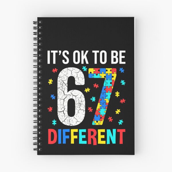 Item preview, It's Ok To Be 67 Different Autism Awareness Birthday Celebration designed and sold by SofenArt.