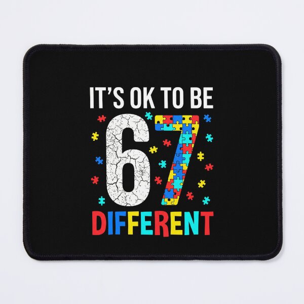 Item preview, It's Ok To Be 67 Different Autism Awareness Birthday Celebration designed and sold by SofenArt.
