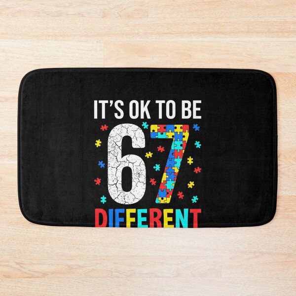 Item preview, It's Ok To Be 67 Different Autism Awareness Birthday Celebration designed and sold by SofenArt.