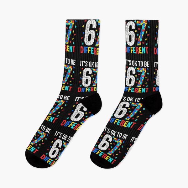 Item preview, It's Ok To Be 67 Different Autism Awareness Birthday Celebration designed and sold by SofenArt.