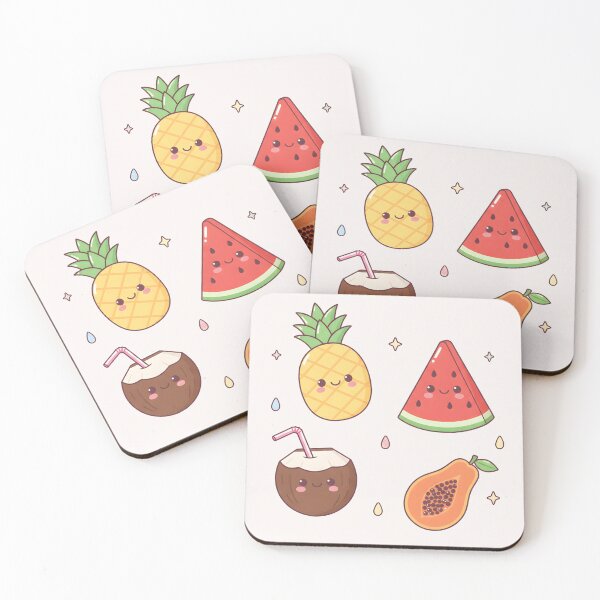 Item preview, Cute Tropical Fruit Kawaii designed and sold by naragon4289.