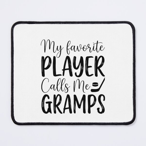 Item preview, My Favorite Player Calls Me Gramps Hockey Grandfather Grandparent designed and sold by SofenArt.