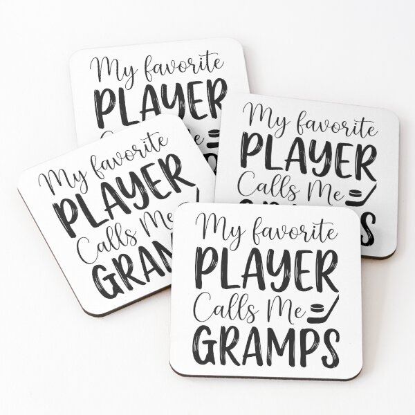 Item preview, My Favorite Player Calls Me Gramps Hockey Grandfather Grandparent designed and sold by SofenArt.