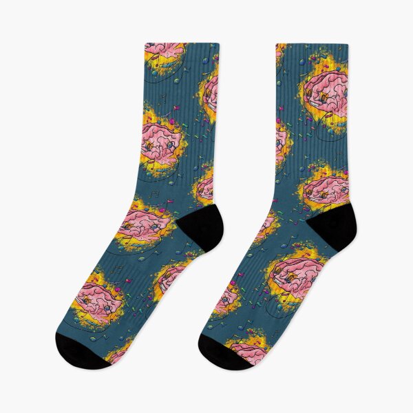 Item preview, Psychedelic Music Brain - Trippy Sunglasses Notes Burst designed and sold by TheArtOfTreble.