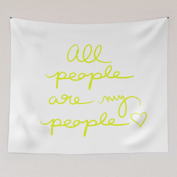 Item preview, All People are My People  designed and sold by abeink.