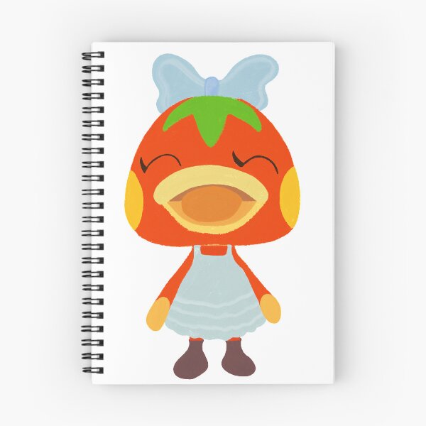 Item preview, ACNH Tomato Duck Villager  designed and sold by kelseydesign.