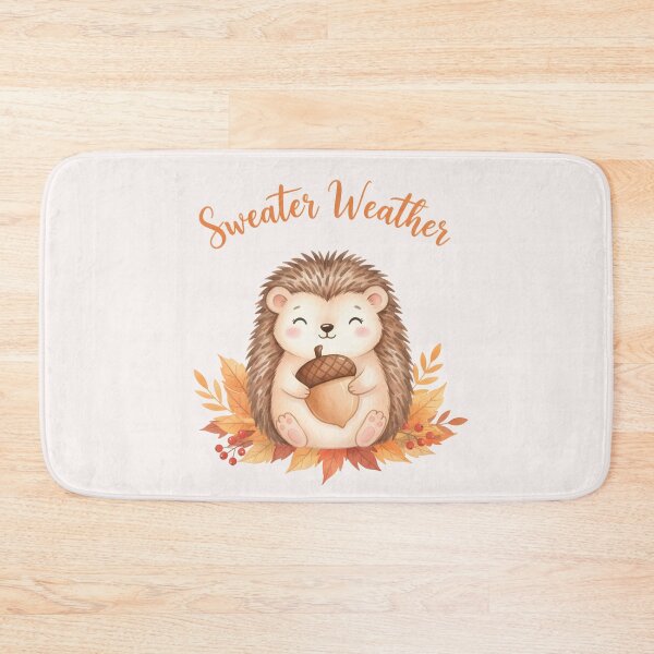 Item preview, Sweater Weather Cute Hedgehog designed and sold by naragon4289.
