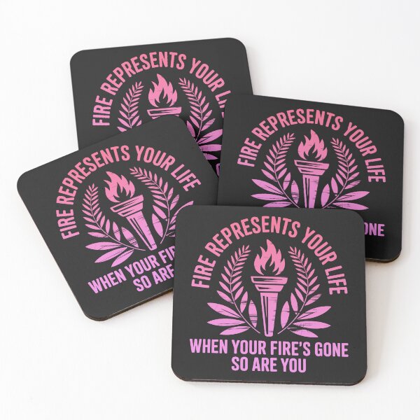 Item preview, Fire Represents Your Life Quote designed and sold by graphic-genie.