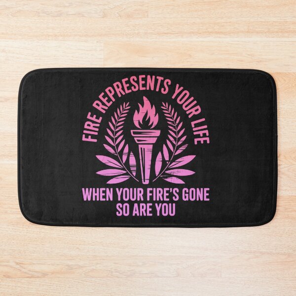 Item preview, Fire Represents Your Life Quote designed and sold by graphic-genie.