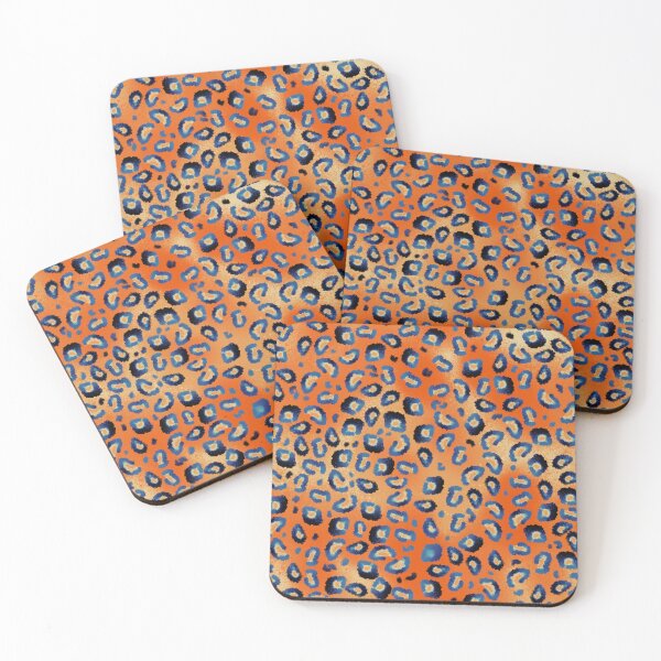 Item preview, Orange Leopard Print - Fiery Sunset Animal Pattern designed and sold by TheArtOfTreble.