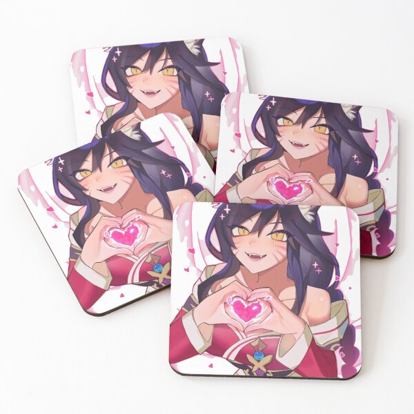 Artikelvorschau, Ahri Herzzeichen League of Legends entworfen und verkauft von KomiArts.
