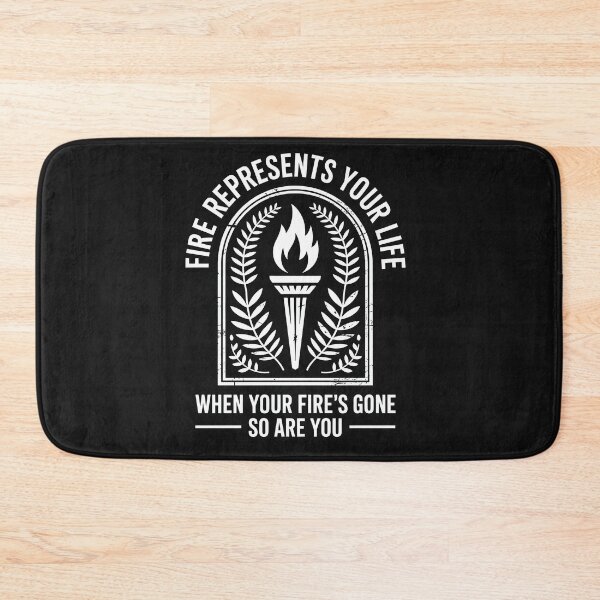 Item preview, Fire Represents Your Life Quote designed and sold by graphic-genie.