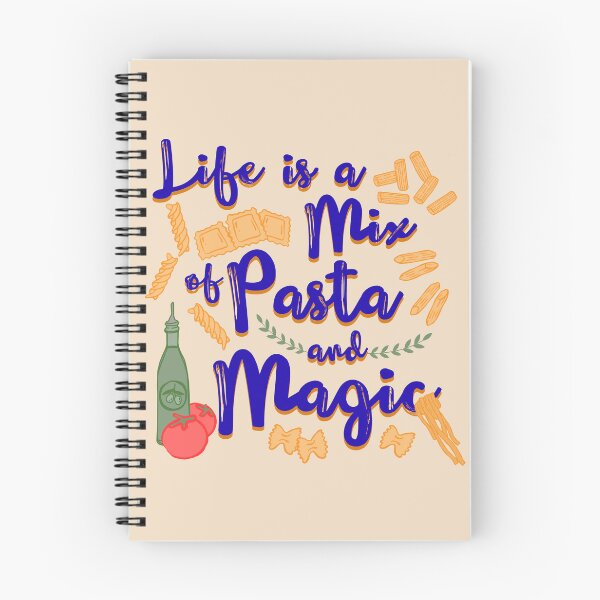 Item preview, Life is a Mix of Pasta and Magic cute italian food designed and sold by Shedronpanda.
