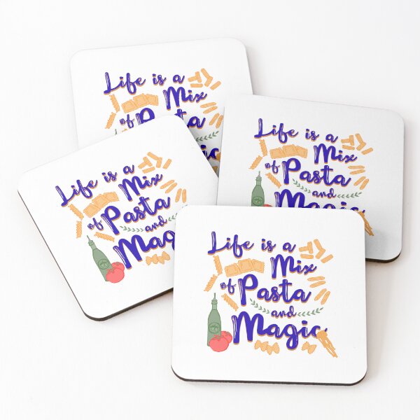 Item preview, Life is a Mix of Pasta and Magic cute italian food designed and sold by Shedronpanda.