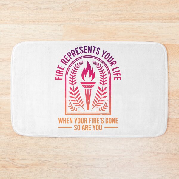 Item preview, Fire Represents Your Life Quote designed and sold by graphic-genie.