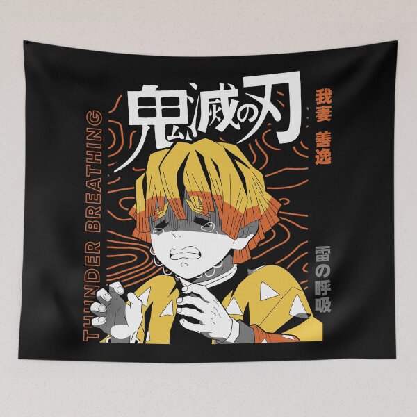 Item preview, Zenitsu-demon slayer designed and sold by menisheem.