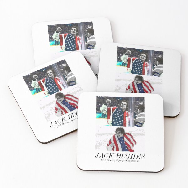 Item preview, JACK HUGHES Hockey Olympic Champions designed and sold by delllsdesigns.