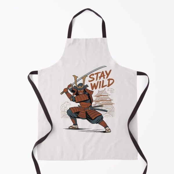 Item preview, Japanese Samurai & Castle Ukiyo-e Streetwear "Stay Wild" Graphic designed and sold by benjyjump.
