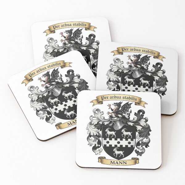 Item preview, The Mann Family Coat of Arms designed and sold by BagTown Clans.
