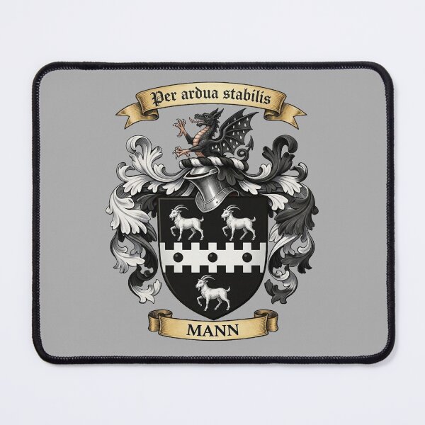 Item preview, The Mann Family Coat of Arms designed and sold by BagTown Clans.