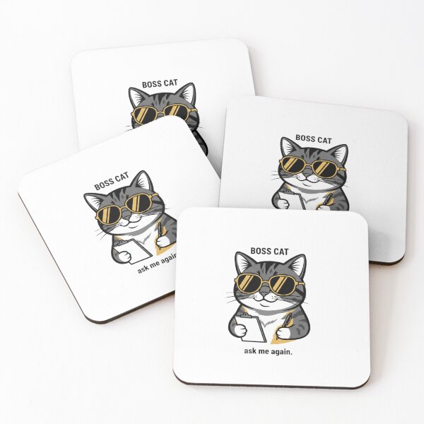 Item preview, Boss Cat Funny Office Cat Cute Cat Lover Design designed and sold by Unfiltered Daily.