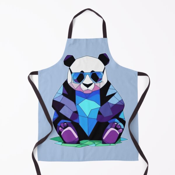 Item preview, panda bear mosaic designed and sold by designmari.