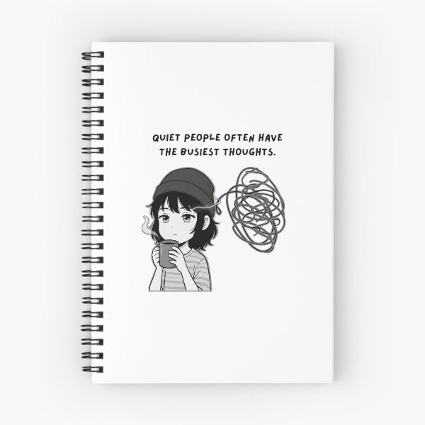 Item preview, Busy Thoughts Quiet Chibi Girl Beanie Illustration designed and sold by Jingky.