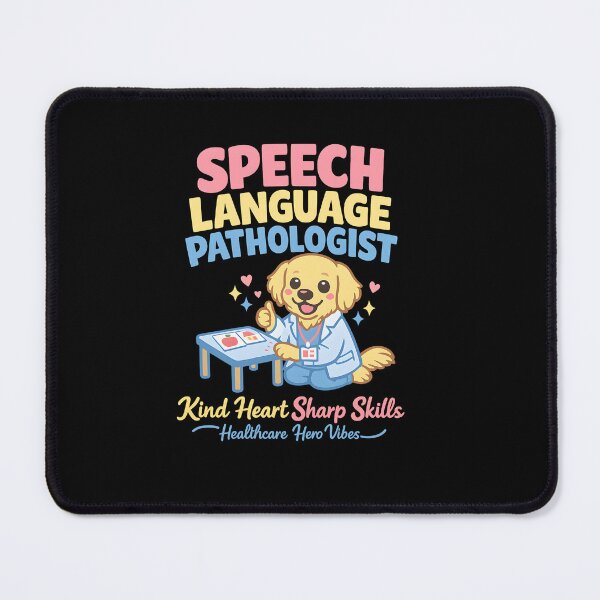 Item preview, Speech Language Pathologist Kind Heart Sharp Skills – Cute Golden Retriever SLP Design designed and sold by ClinicalHubs.