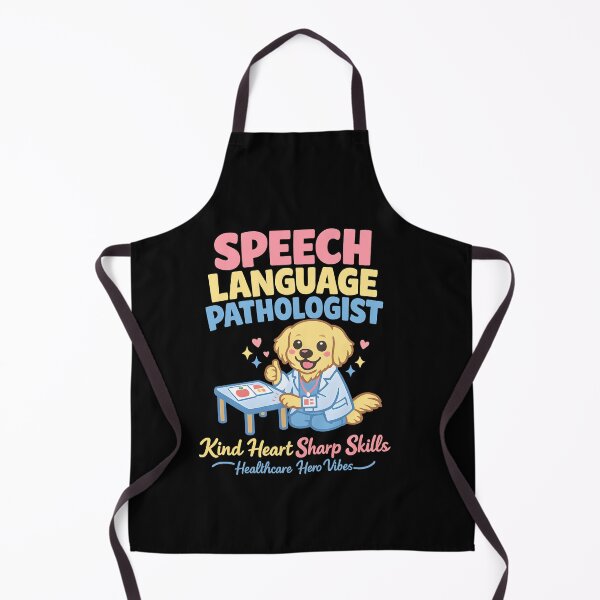 Item preview, Speech Language Pathologist Kind Heart Sharp Skills – Cute Golden Retriever SLP Design designed and sold by ClinicalHubs.