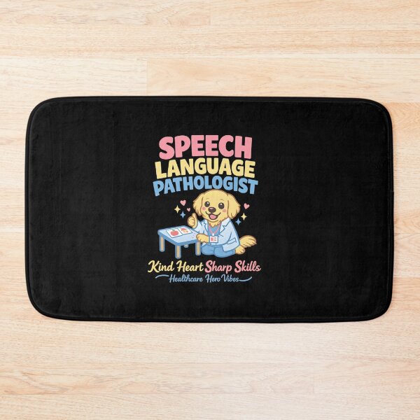 Item preview, Speech Language Pathologist Kind Heart Sharp Skills – Cute Golden Retriever SLP Design designed and sold by ClinicalHubs.