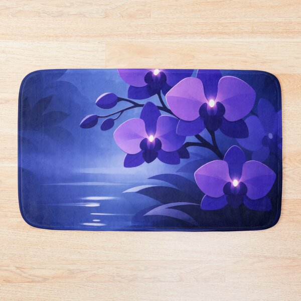 Item preview, Purple Orchids Under Moonlight designed and sold by scicilysimonee.
