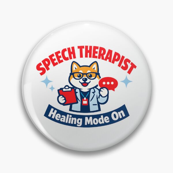Item preview, Speech Therapist Healing Mode On – Cute Shiba Inu Speech Therapy Design designed and sold by ClinicalHubs.