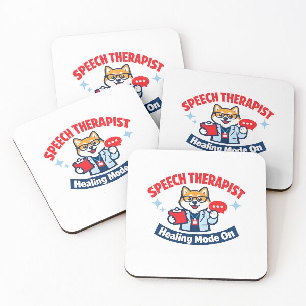 Item preview, Speech Therapist Healing Mode On – Cute Shiba Inu Speech Therapy Design designed and sold by ClinicalHubs.