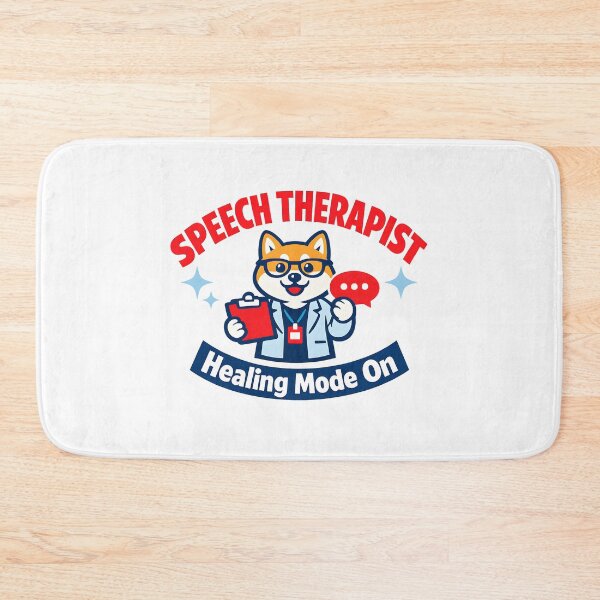Item preview, Speech Therapist Healing Mode On – Cute Shiba Inu Speech Therapy Design designed and sold by ClinicalHubs.