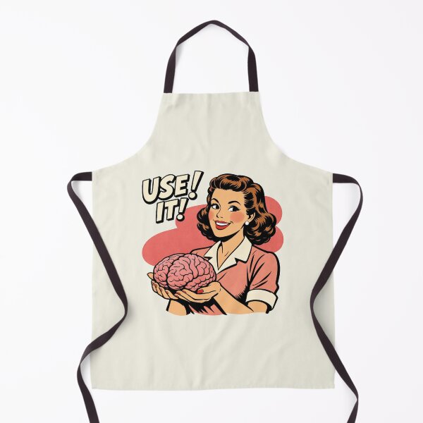 Item preview, Funny Use Your Brain, Retro Sarcastic Quote Style designed and sold by loupglouglou.