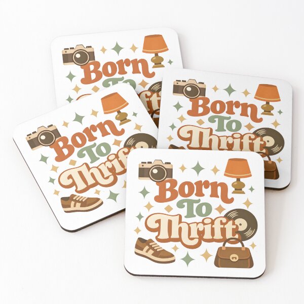 Item preview, Born to Thrift – Retro Vintage Thrifting Lover Aesthetic Design designed and sold by Luvahawb.