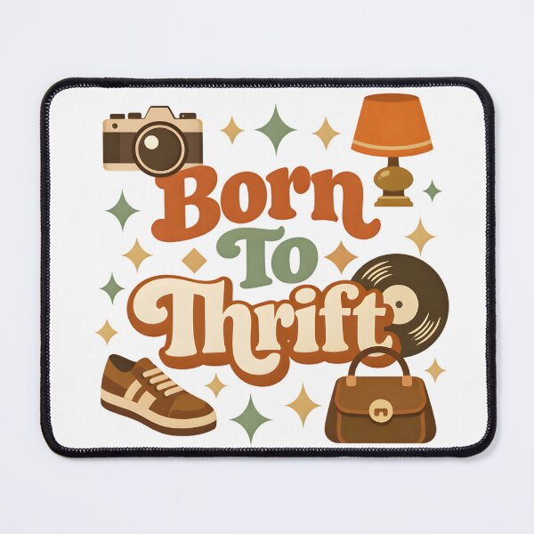 Item preview, Born to Thrift – Retro Vintage Thrifting Lover Aesthetic Design designed and sold by Luvahawb.