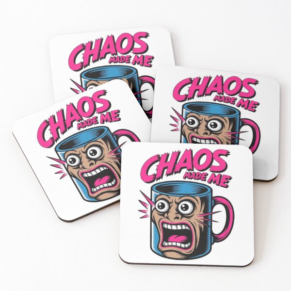Item preview, Chaos Made Me – Wild Coffee Rage Graphic Tee designed and sold by NewUSShop.