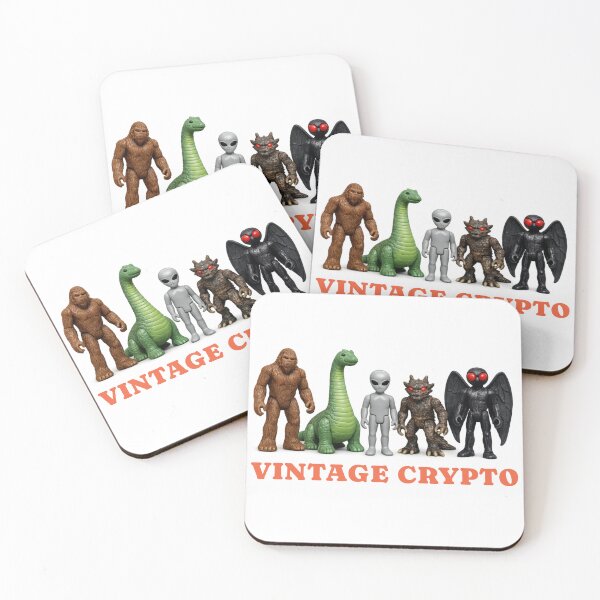 Item preview, Vintage Crypto -- Bigfoot, Nessie, chupacabra action figures designed and sold by The Sporty Nerd.